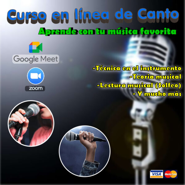 Curso en línea - Canto