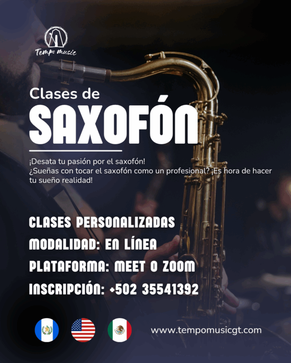 Curso en línea - Saxofón